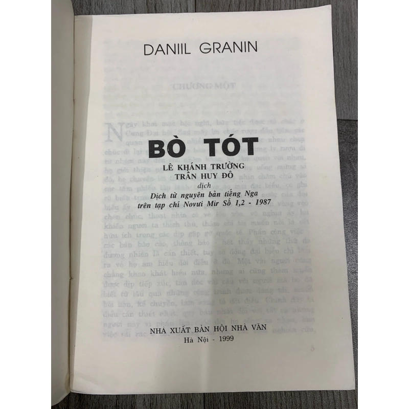 Bò tót - Danil Granin. 1b4 518955