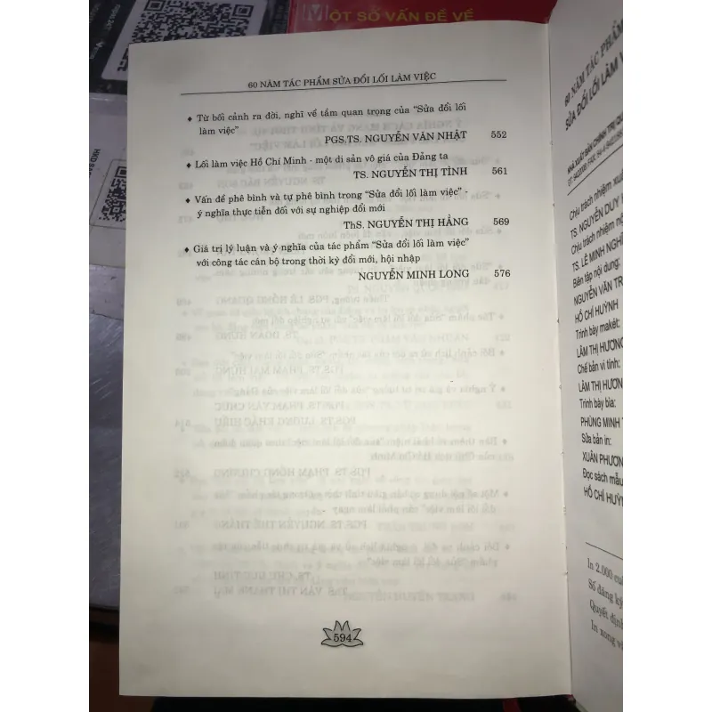 60 năm tác phẩm sửa đổi lối làm việc  754055