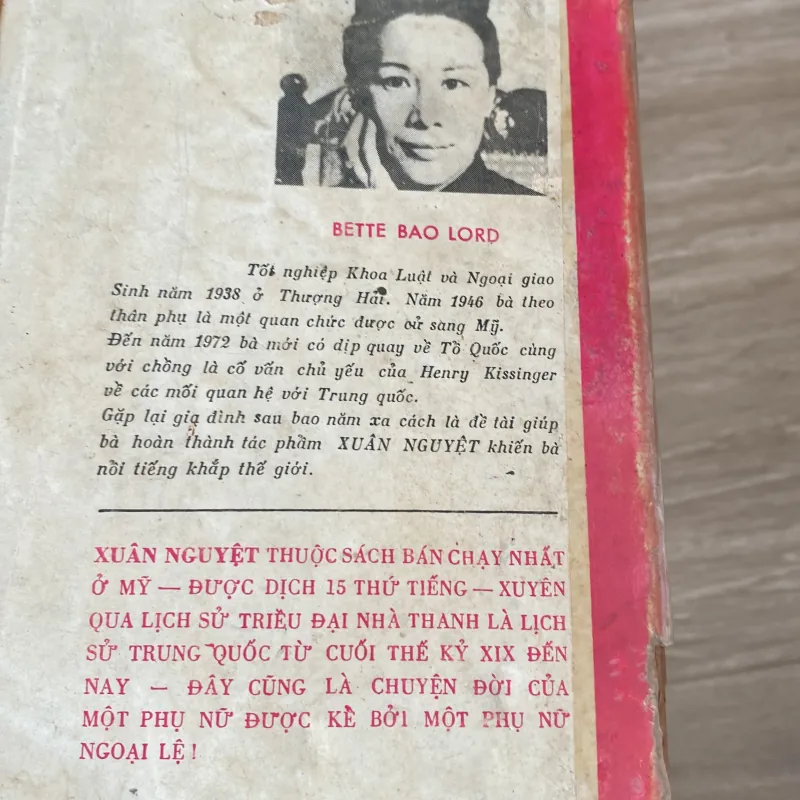 XUÂN NGUYỆT, Bette Bao Lord (xb 1989) 937315
