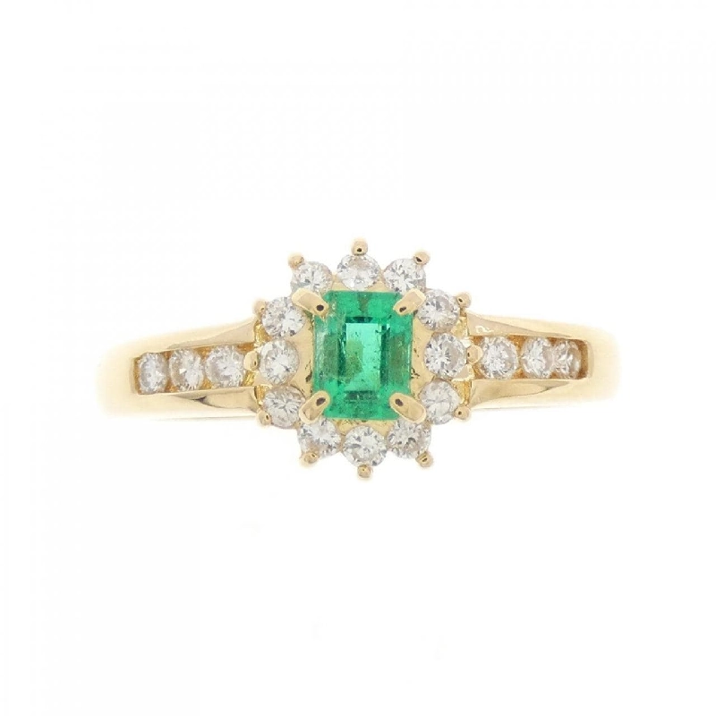 Nhẫn ngọc lục bảo K18YG 0.20CT 673484