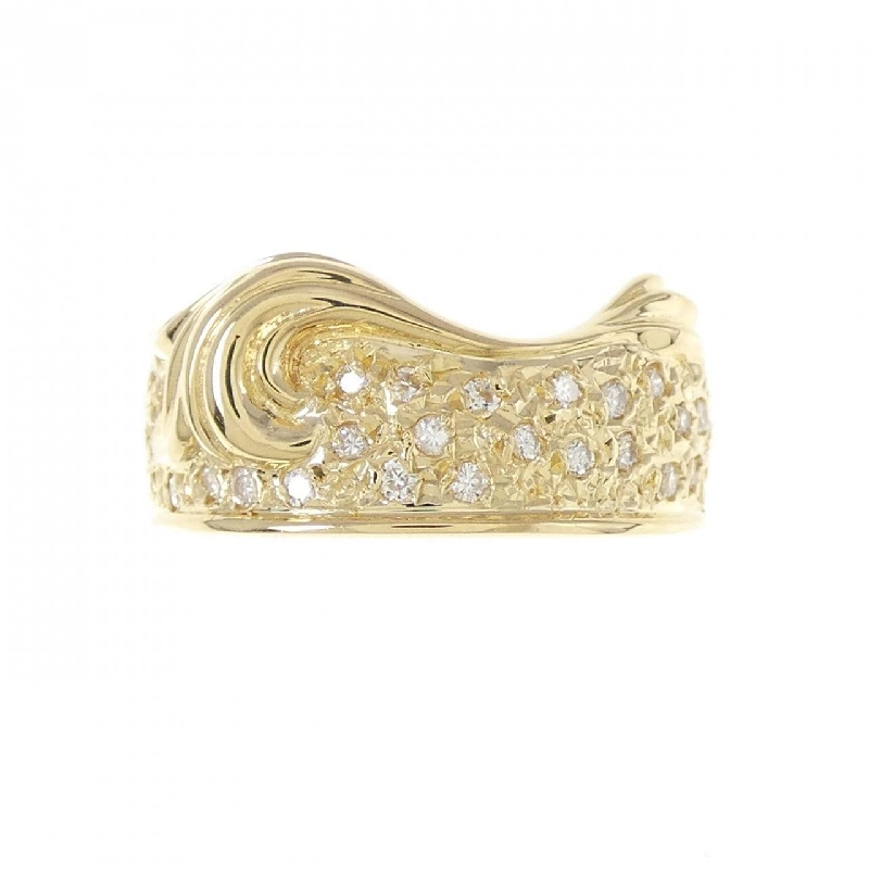 Nhẫn kim cương K18YG 0.37CT - Hàng hiệu Authentic 856835