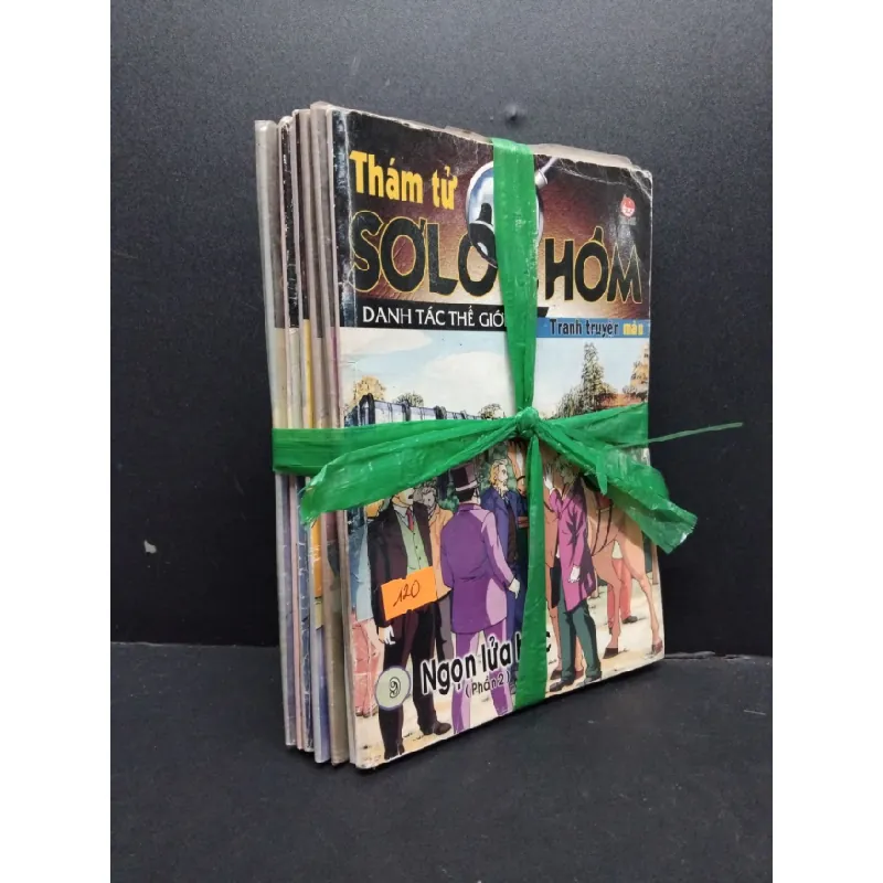 [Sách Cũ SCGR] Bộ 9 tập (1, 3, 4, 6, 9, 13, 13, 14, 14) Thám tử Solochom mới 70% ố vàng HCM1008 TRUYỆN TRANH 684842