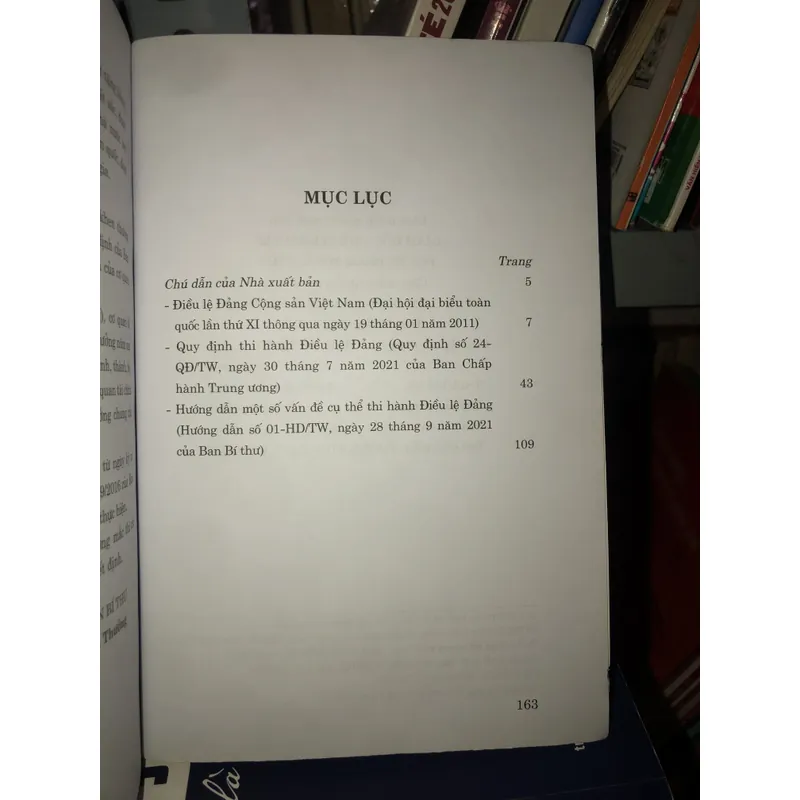 Điều lệ Đảng và một số quy định, hướng dẫn thi hành - Đảng cộng sản Việt Nam 716702