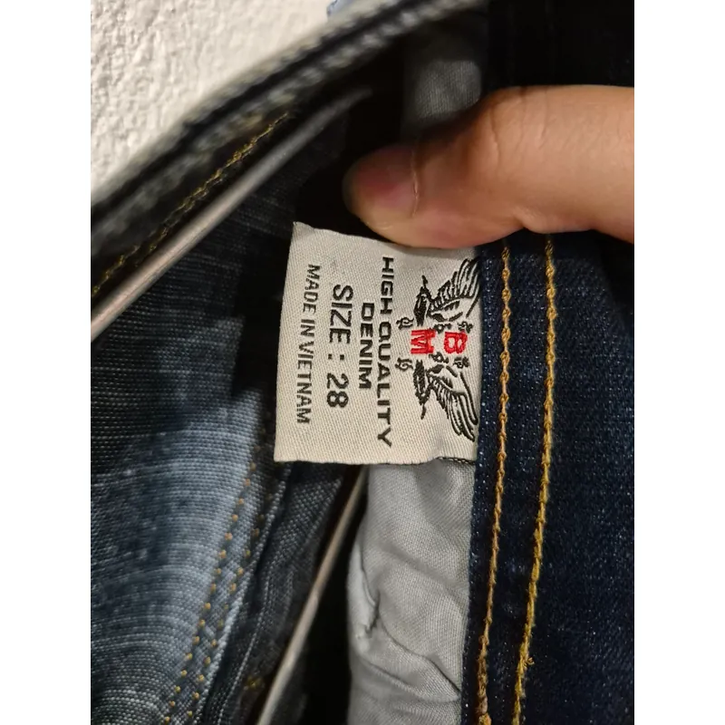 Quần jeans dài nữ Made In Vietnam (sz 28) chính hãng (đã qua sử dụng) 738196