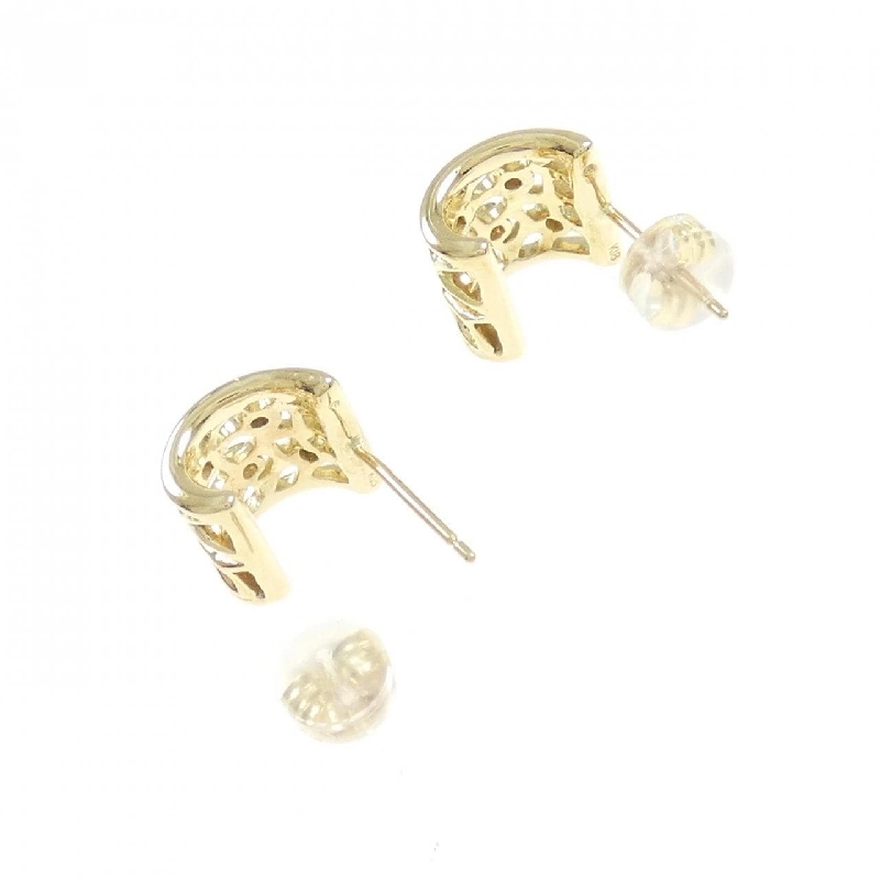 K18YG Bông tai kim cương - Hàng hiệu Chính hãng 867986