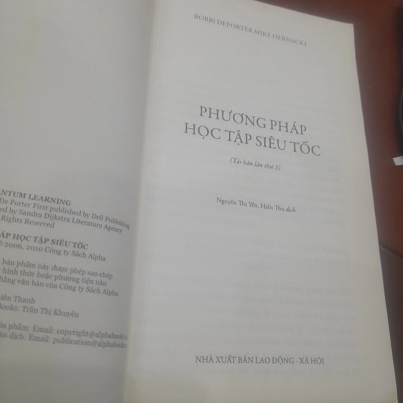 Bobbi Deporter Mike Hernacki - PHƯƠNG PHÁP HỌC TẬP SIÊU TỐC 452789