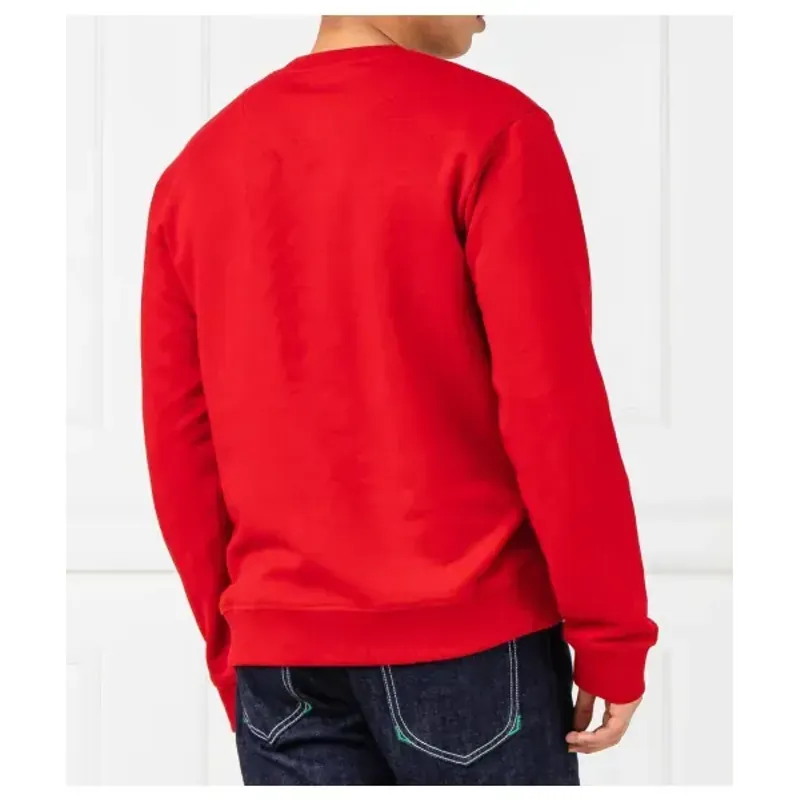 Áo sweatshirt Kenzo đỏ thêu hình đầu hổ lớn size L 757195