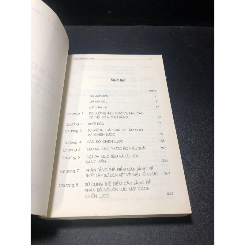 Balanced Scorecard Thẻ điểm cân bằng Paul R.Niven 2009 mới 80% ố nhẹ HCM0611 912620