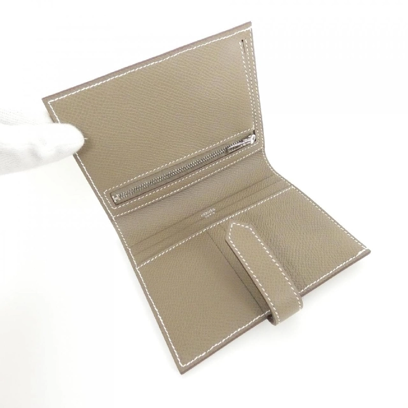 【Sản phẩm chưa sử dụng】Ví compact Hermès Bearn 039790CK 620972