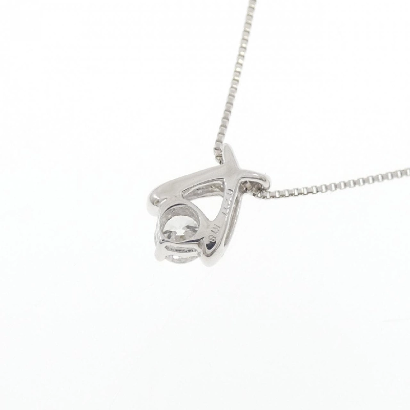 K18WG Dây chuyền kim cương 0.211CT E SI2 TỐT - Hàng hiệu Chính hãng 874437