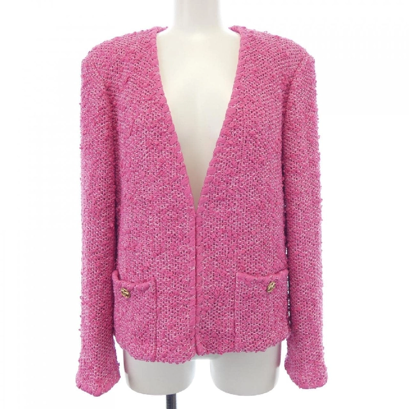 Áo khoác không cổ CHANEL P70041V42569 21C 631351