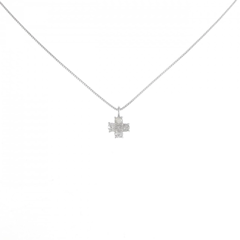 K18WG Dây chuyền kim cương 0.10CT - Hàng hiệu Chính hãng 867506