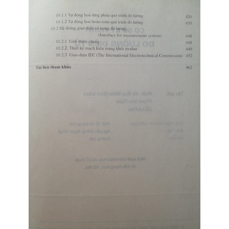 CƠ SỞ KỸ THUẬT ĐO LƯỜNG ĐIỆN TỬ 482460