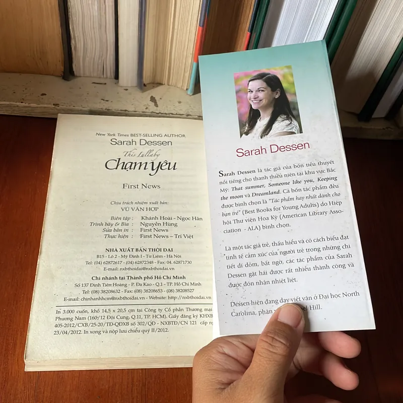 II Tiểu Thuyết: Chạm Yêu - SARAH DESSEN - 2012 575157