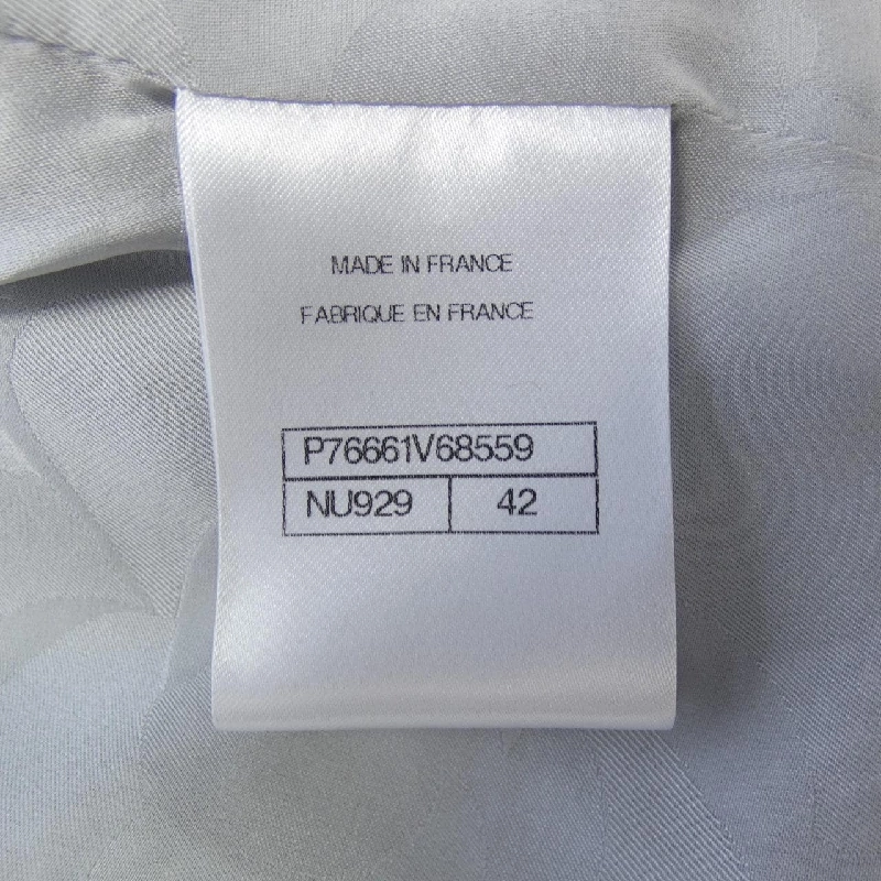 Jacket không cổ CHANEL LOOK2 P76661V68559 630181