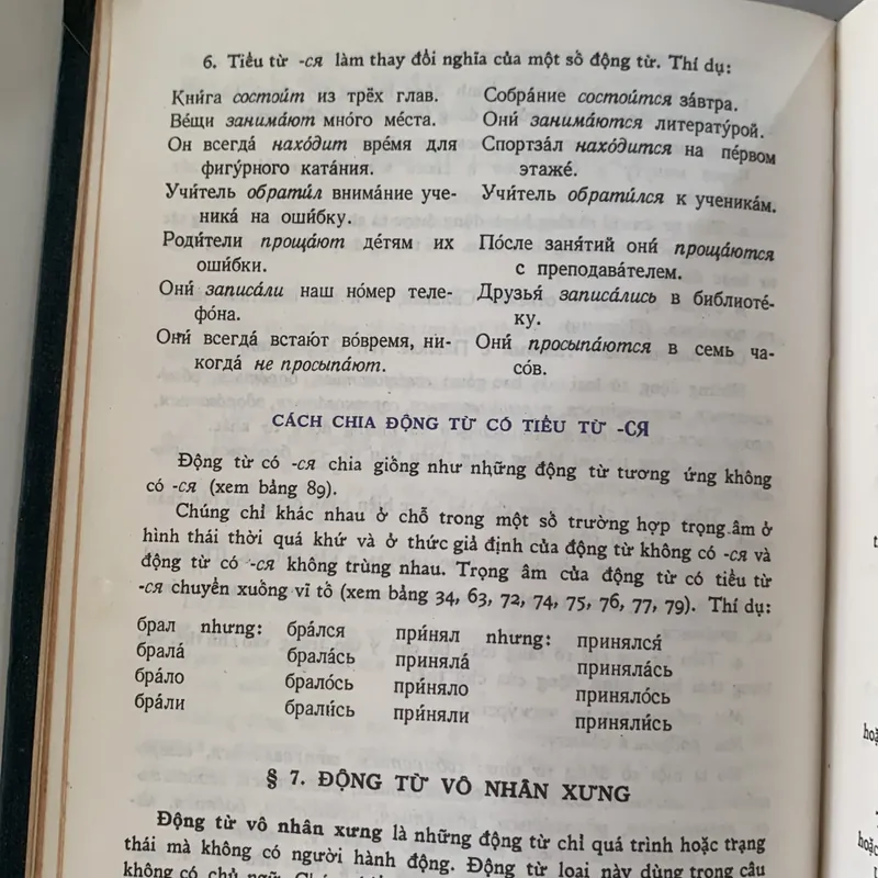 Cách chia động từ tiếng Nga, sách bìa cứng, in tại Nga 708802