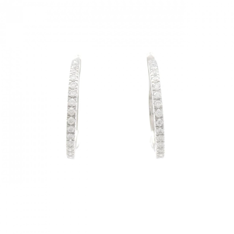 Bông tai kim cương 750WG 0.68CT - Hàng hiệu Chính hãng 868716