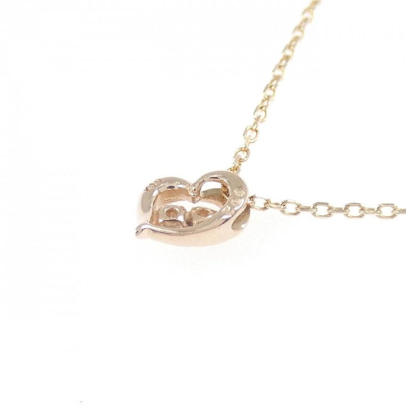 K10PG Dây chuyền kim cương hình trái tim 0.02CT - Hàng hiệu Chính hãng 861136