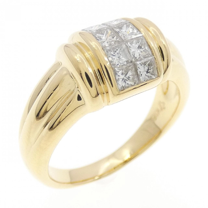 Nhẫn kim cương K18YG 0.67CT 669732