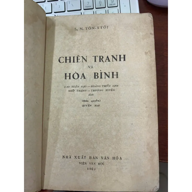 CHIẾN TRANH VÀ HÒA BÌNH (TẬP 2) - L. TÔN XTÔI 753510