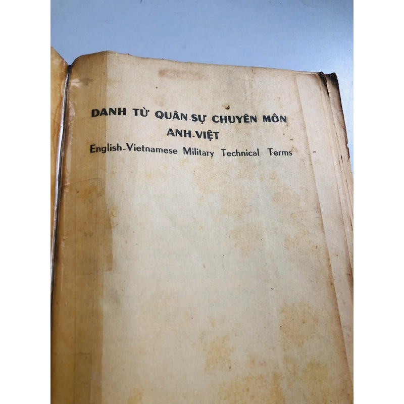 📘 DANH TỪ QUÂN SỰ CHUYÊN MÔN ANH - VIỆT - 1971 552525
