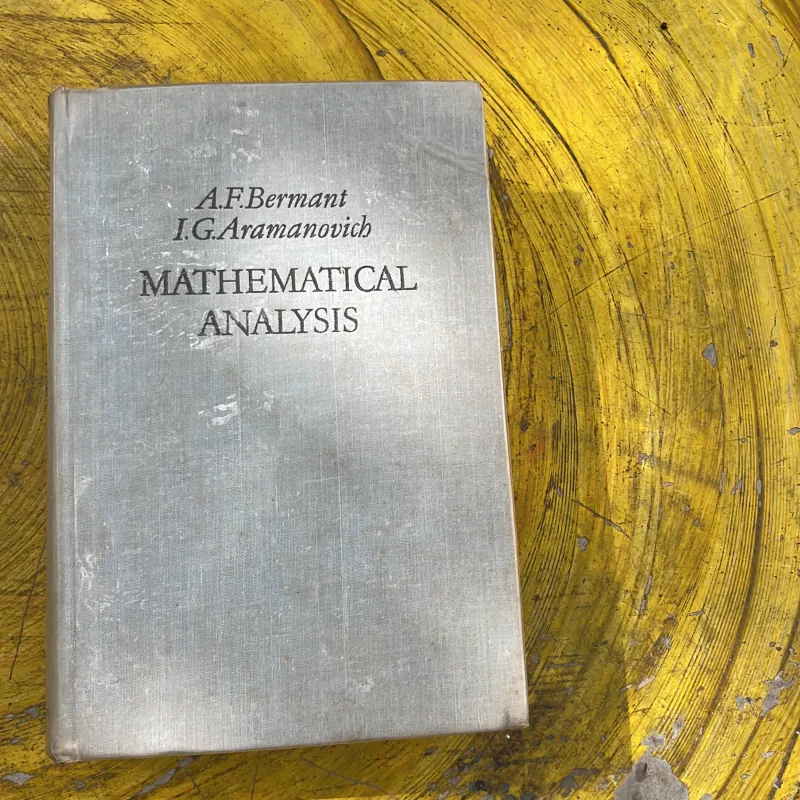 MATHEMATICAL ANALYSIS- BERMANT & ARAMANONOVICH 761161