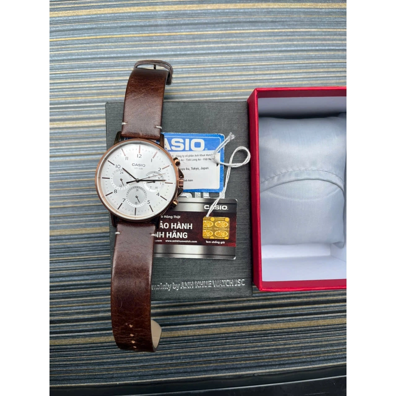 ĐỒNG HỒ KIM NAM DÂY DA CASIO MTP-E321RL-5AVDF NÂU 532228