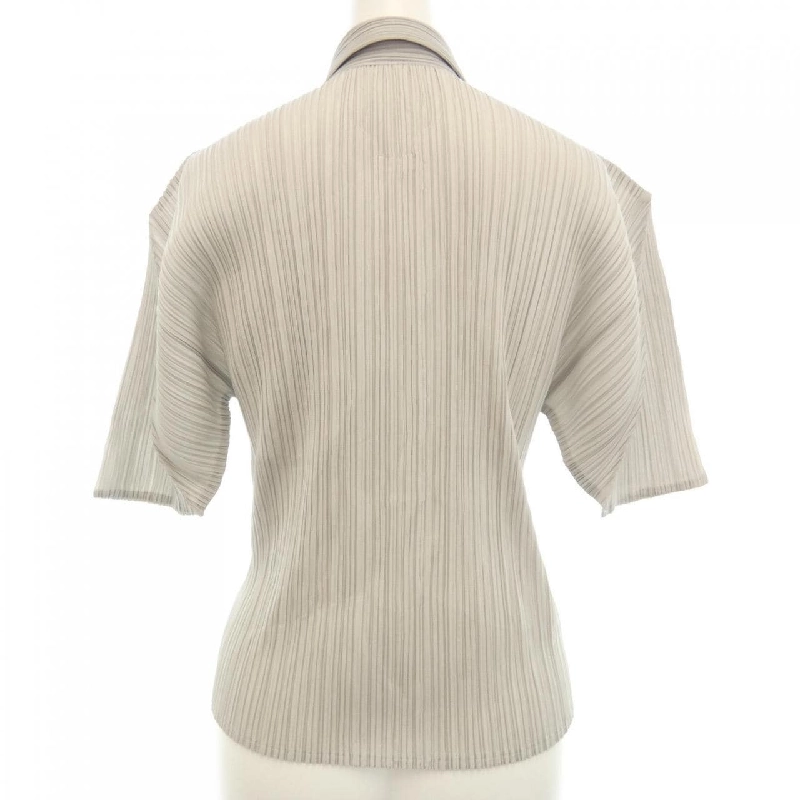 【Mã giảm giá】Áo sơ mi ngắn tay PLEATS PLEASE 645509