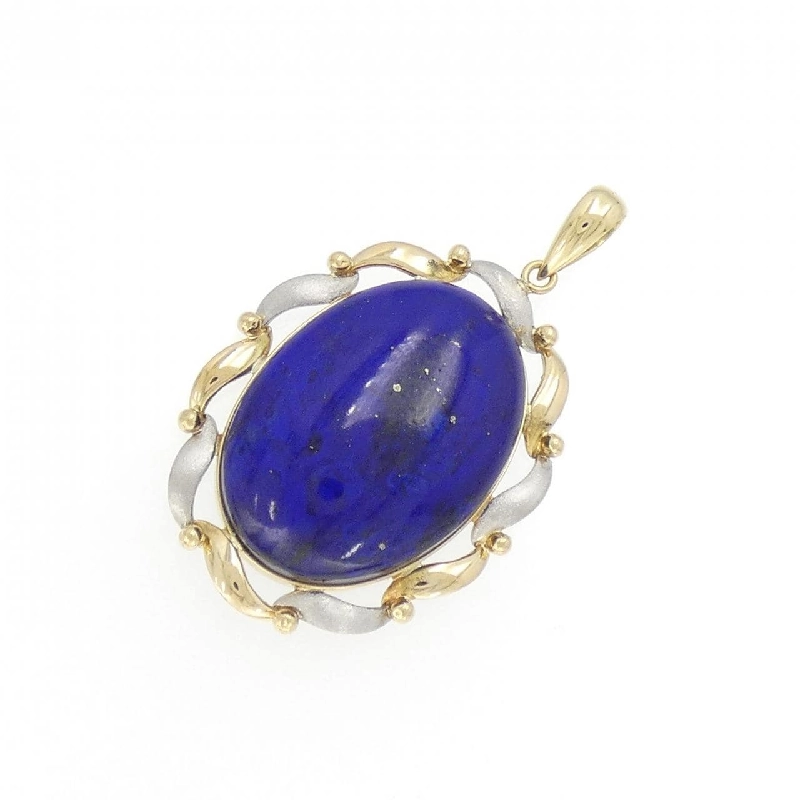 K18YG/PT Lapis Lazuli Pendant - Hàng hiệu Authentic 864125
