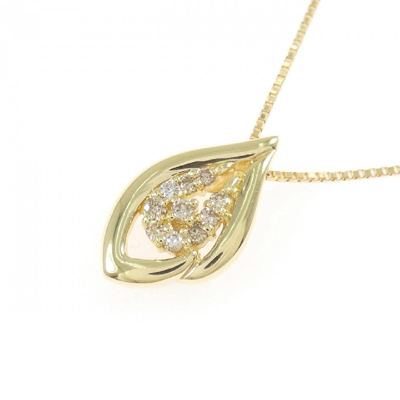 K18YG Dây chuyền kim cương 0.15CT - Hàng hiệu Chính hãng 857136