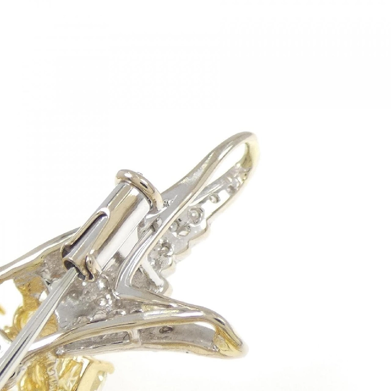 K18WG/K18YG Kim cương Brooch 13.9CT - Hàng hiệu Chính hãng 872211