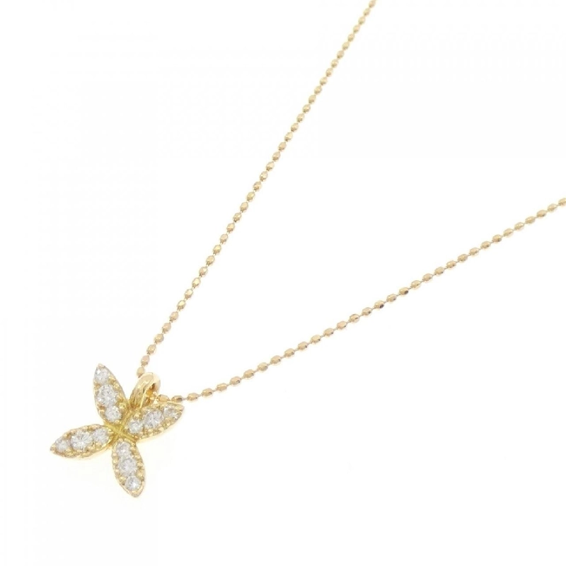 K18YG Dây chuyền kim cương 0.13CT - Hàng hiệu Authentic 862300