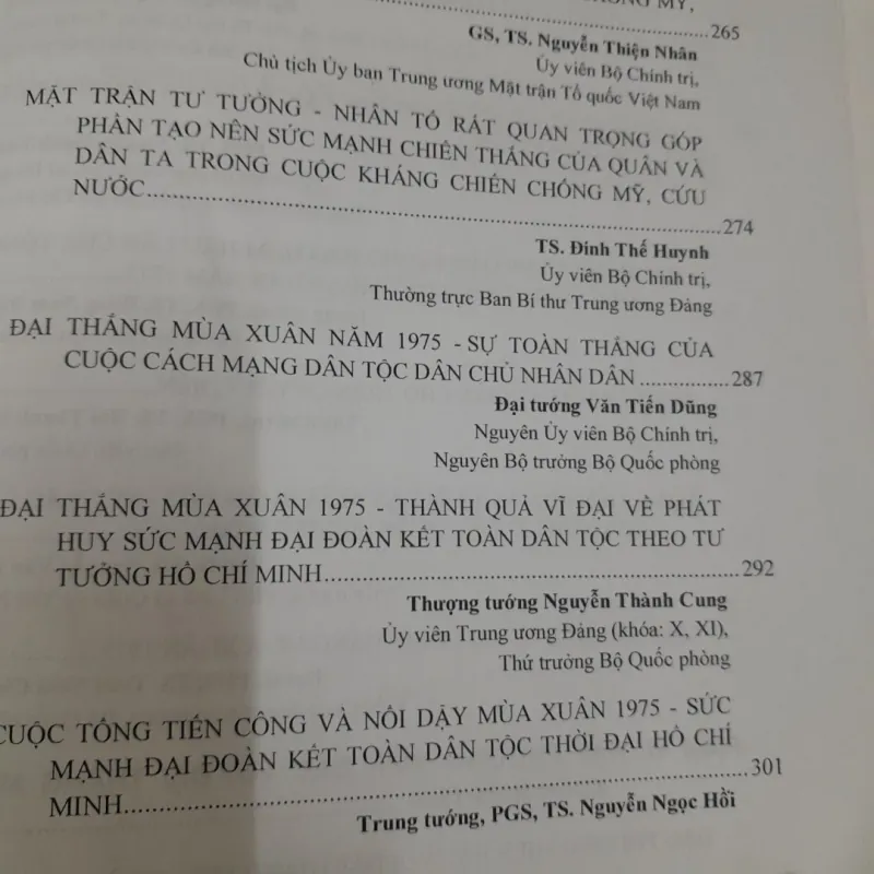 Dấu ấn đại thắng Mùa xuân lịch sử thời đại Hồ Chí Minh. Vũ Thiên Bình tuyển chọn 565119