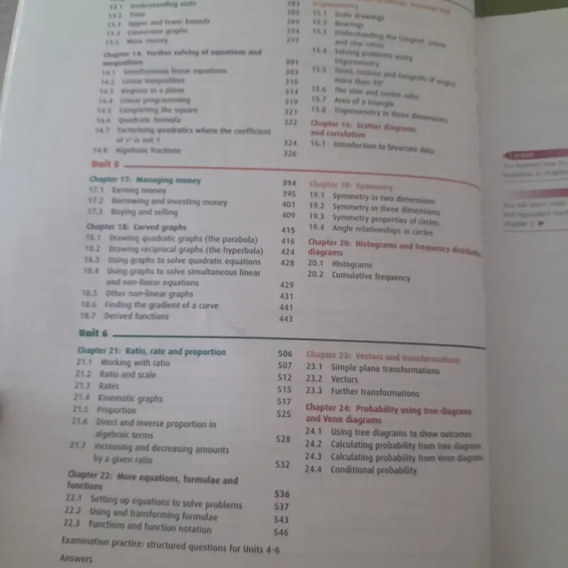 Giáo khoa toán tiếng Anh Cambridge IGCSE Maths Core and Ext. Coursebook. 2nd 605072