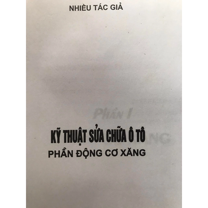 KỸ THUẬT SỬA CHỮA Ô TÔ PHẦN ĐỘNG CƠ XĂNG 471573
