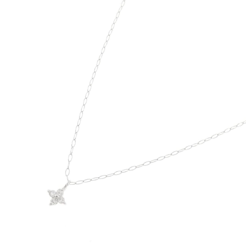 K18WG Dây chuyền kim cương 0.03CT - Hàng hiệu Chính hãng 863277