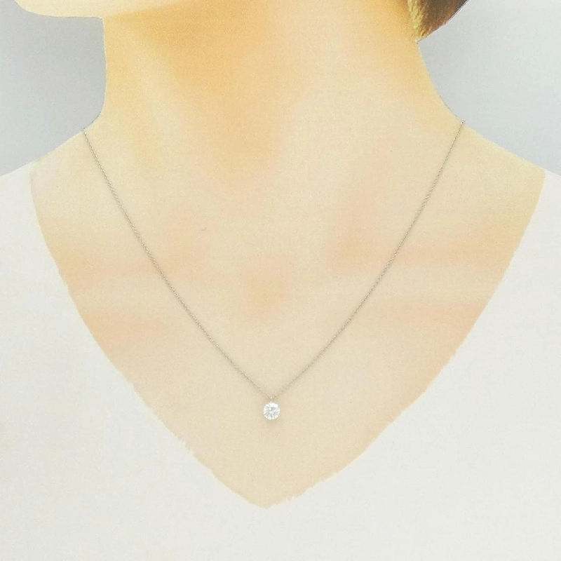 Dây chuyền kim cương PT900/PT850 0.516CT D VS1 VG - Hàng hiệu Chính hãng 875318