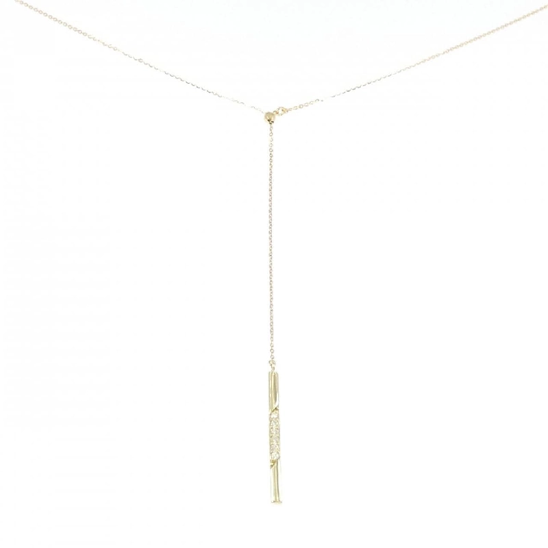 Dây chuyền kim cương K18YG 0.08CT - Hàng hiệu Chính hãng 865323