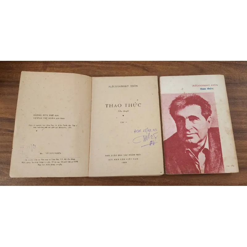Trọn bộ 2 tập tiểu thuyết THAO THỨC của nhà văn Aleksandr Kron 703856