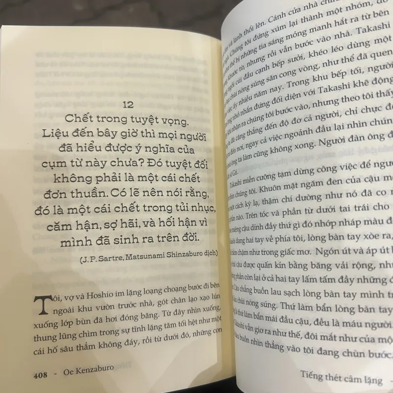 Tiếng thét câm lặng - Oe Kenzaburo (như mới) 930852