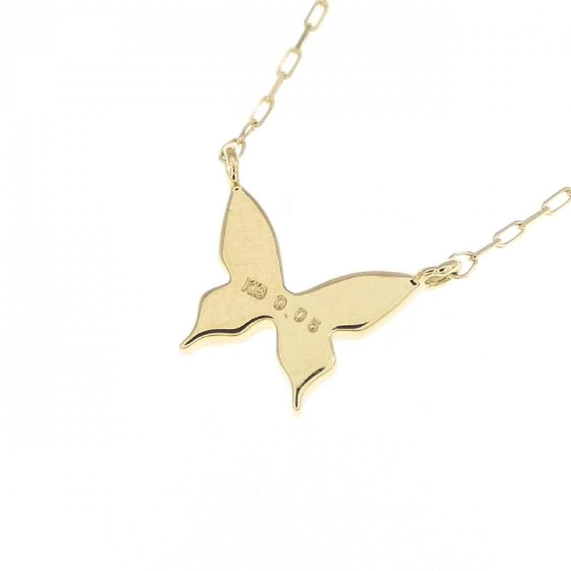 K18YG Bướm Kim Cương Dây Chuyền 0.05CT - Hàng hiệu Chính hãng 863734