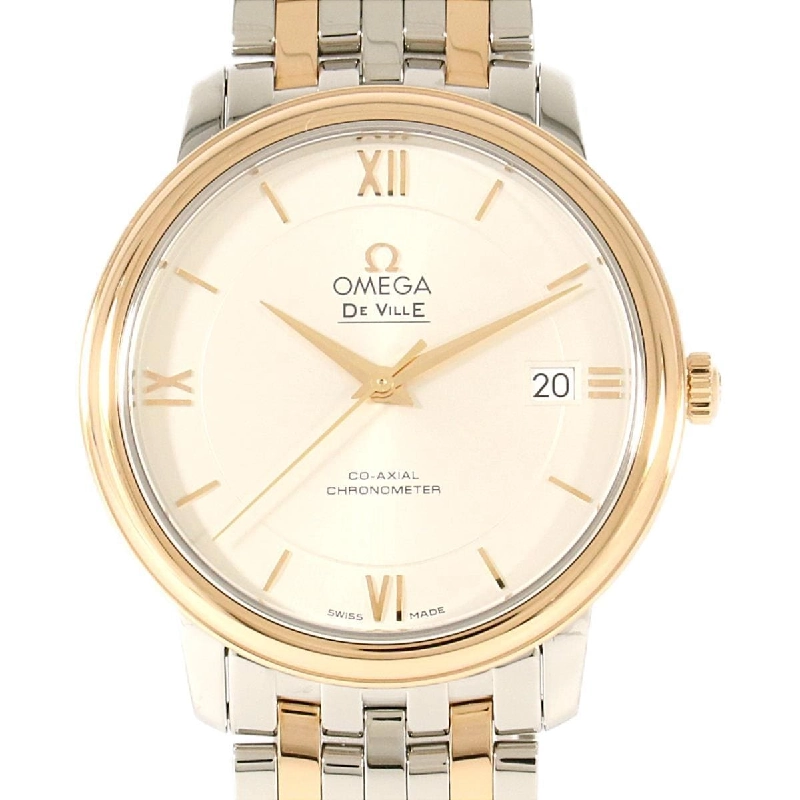 Omega 424.20.37.20.02.002 De Ville Prestige RG Combi SSxPG Automatic - Hàng hiệu Chính hãng 882802