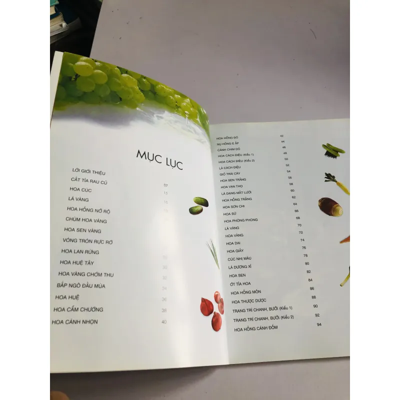 NGHỆ THUẬT TRANG TRÍ & CẮT TỈA RAU CỦ  777977