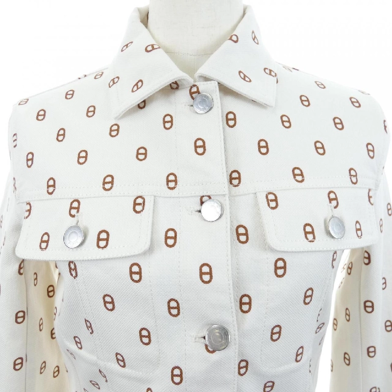 Áo khoác HERMES Chaine d'Ancre Crew de Sel 4E0215D3 - Hàng hiệu Chính hãng 820566