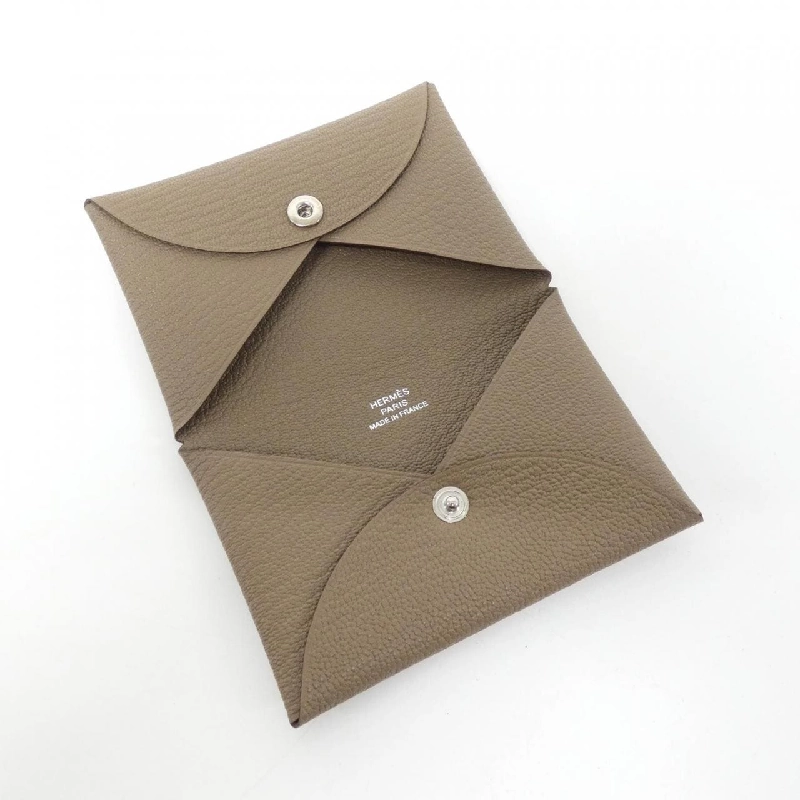 【Sản phẩm chưa sử dụng】Thẻ đựng thẻ Hermes Calvi 044166CK 623552