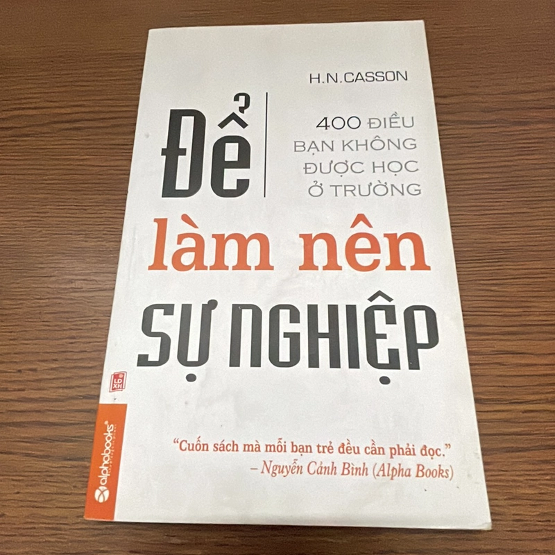 Để làm nên sự nghiệp H.N. Casson 357892