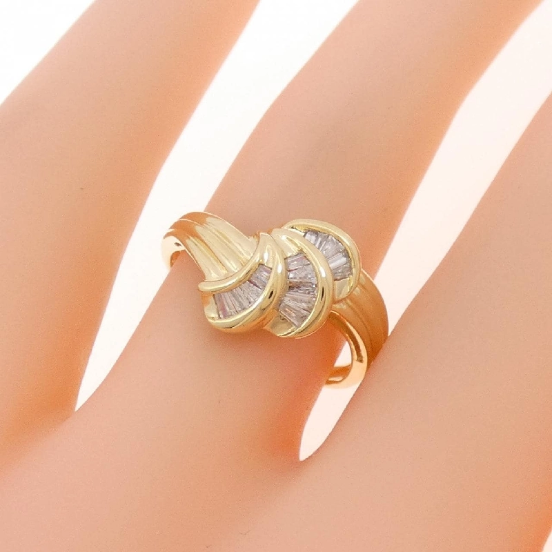 Nhẫn kim cương K18YG/K18WG 0.20CT - Hàng hiệu Authentic 848142