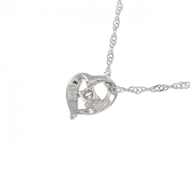 Dây chuyền kim cương hình trái tim PT900/PT850 0.03CT - Hàng hiệu Chính hãng 858260