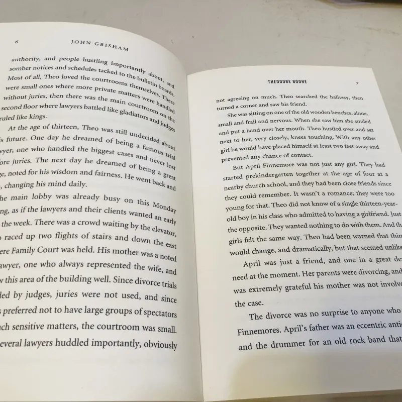 [Sách 2hand từ US] Like new 90% - Theodore Boone: Half the Man,... -John Grisham 800439