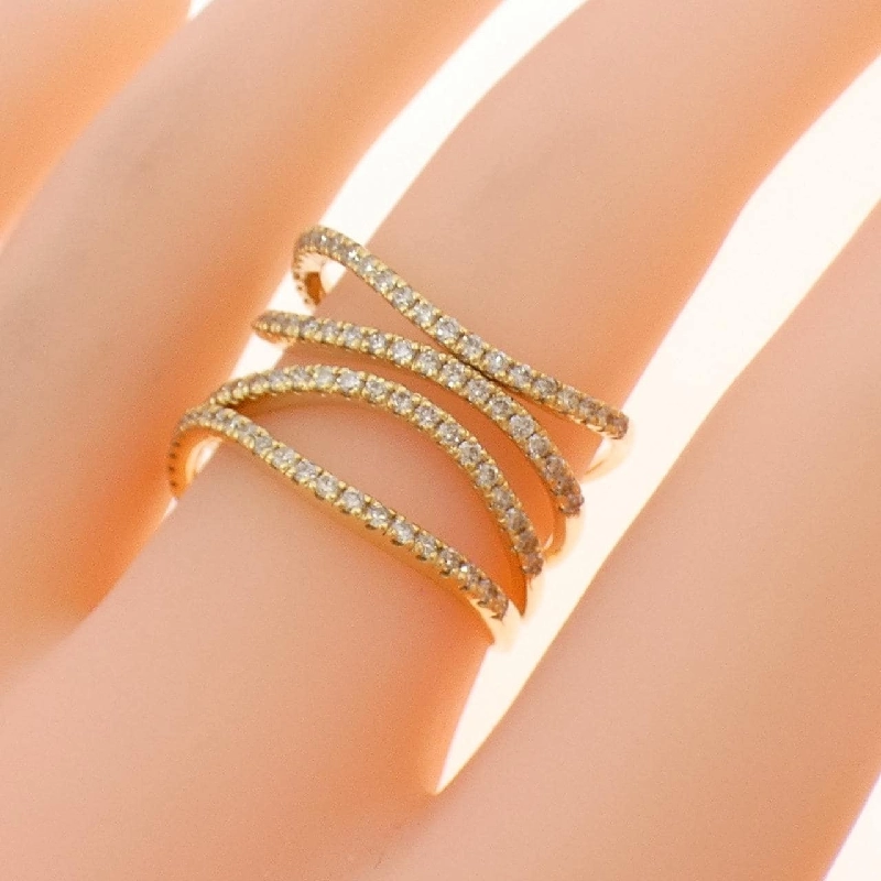 Nhẫn kim cương K18YG 0.75CT - Hàng hiệu Authentic 850637